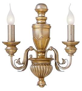 Ideal Lux - Nástenná lampa FIRENZE 2xE14/40W/230V zlatá