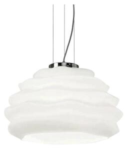 Ideal Lux - Luster na lanku KARMA 1xE27/60W/230V pr. 39 cm biela
