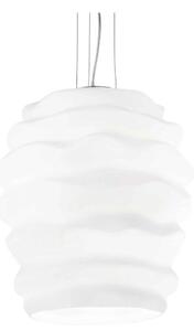 Ideal Lux - Luster na lanku KARMA 1xE27/60W/230V pr. 38 cm biela