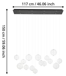 Eglo 390334 - LED Stmievateľný luster na lanku ESPARDELLO 8xLED/4,2W/230V 3000K