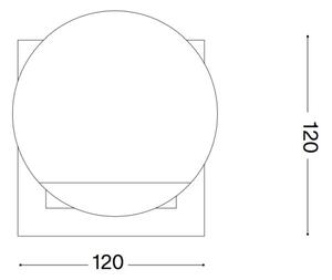 Ideal Lux - LED Stolná lampa ANGOLO 1xG9/3W/230V mosadz