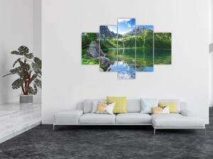 Obraz jazera v Tatrách (150x105 cm)