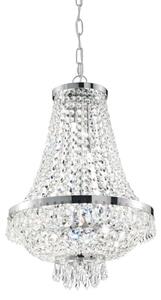 Ideal Lux - LED Krištáľový luster na reťazi CAESAR 6xG9/3W/230V pr. 38 cm chróm
