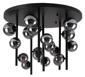 Ideal Lux - LED luster na tyči PERLAGE 18xG9/3W/230V pr. 70 cm čierna/dymová