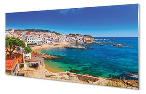 Nástenný panel  Španielsko coast beach city 100x50 cm