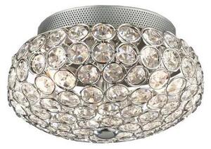 Ideal Lux - LED Krištáľové stropné svietidlo KING 3xG9/3W/230V pr. 25,5 cm chróm