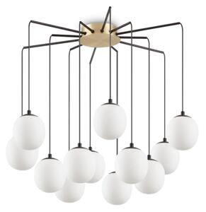 Ideal Lux - LED Luster na lanku RHAPSODY 12xG9/3W/230V mosadz