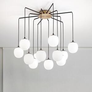 Ideal Lux - LED Luster na lanku RHAPSODY 12xG9/3W/230V mosadz