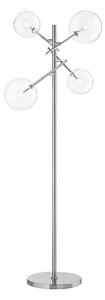 Ideal Lux - LED Stojacia lampa EQUINOXE 4xG4/2W/230V chróm/číra