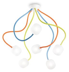 Ideal Lux - LED Flexibilný prisadený luster OCTOPUS 6xG9/3W/230V pestrofarebná