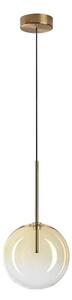 Ideal Lux - LED Luster na lanku EQUINOXE 1xG4/2W/230V pr. 20 cm mosadz/dymová