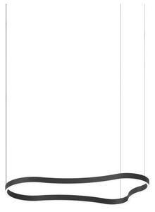 Ideal Lux - LED Luster na lanku WAVES LED/45W/230V CRI 90 čierna