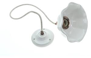 Bohemia-Design - Porcelánový závesný luster na lanku 1xE27/60W/230V