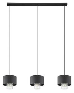 Eglo 39978 - Luster na lanku SAPUARA 3xE27/40W/230V čierna