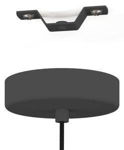 Eglo 390218 - Luster na lanku MORESCANA 1xE27/28W/230V čierna