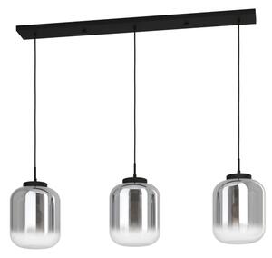 Eglo 390104 - Luster na lanku BULCIAGO 3xE27/40W/230V dymová