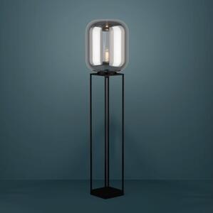 Eglo 39989 - Stojacia lampa BULCIAGO 1xE27/40W/230V dymová