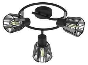 Prezent 27518 - Bodové svietidlo PONTEO 3xE27/40W/230V čierna
