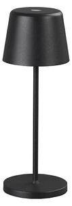 Ideal Lux - LED Stmievateľná dotyková stolná lampa CUTE LED/2,5W/3,7V IP65 čierna