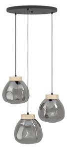 Eglo 390319 - Luster na lanku MAGACELA 3xE27/40W/230V dymová