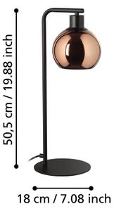 Eglo 390389 - Stolná lampa CORDOBA 1xE27/40W/230V medená