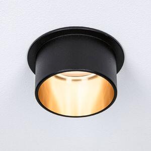 Paulmann Gil zapustené LED čierna matná/zlatá 3 ks