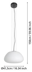 Eglo 390201 - Luster na lanku BALMES 1xE27/40W/230V