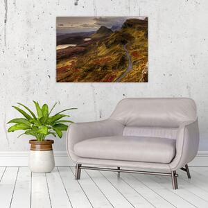 Obraz škótskych hôr (70x50 cm)