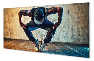 Nástenný panel  Muž hip-hop 100x50 cm