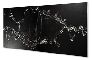 Sklenený obklad do kuchyne Tryskanie vodné kvapky 100x50 cm