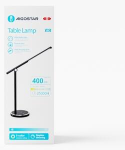 Aigostar - LED Stmievateľná dotyková stolná lampa LED/8W/230V 3000-6000K čierna