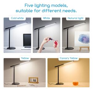 Aigostar - LED Stmievateľná dotyková stolná lampa LED/8W/230V 3000-6000K čierna