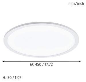 Eglo 79469 - LED Stmievateľné stropné svietidlo POZZALLO LED/21W/230V + DO