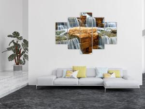 Obraz vodopádu (150x105 cm)
