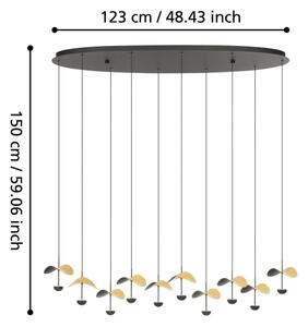 Eglo 390342 - LED Stmievateľný luster na lanku DRACERA 10xLED/2,3W/230V 3000K