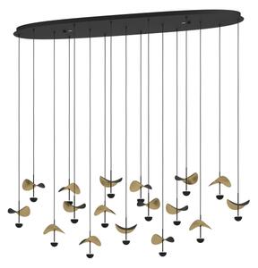 Eglo 390343 - LED Stmievateľný luster na lanku DRACERA 17xLED/2,3W/230V 3000K