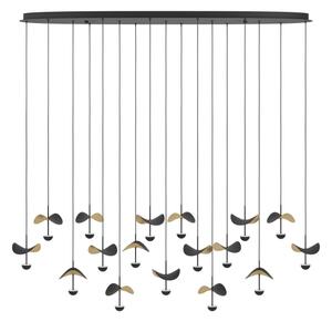 Eglo 390343 - LED Stmievateľný luster na lanku DRACERA 17xLED/2,3W/230V 3000K