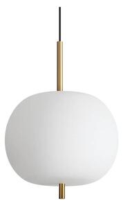 Ideal Lux - LED Luster na lanku UMILE LED/20W/230V pr. 30 cm CRI 90 mosadz/biela
