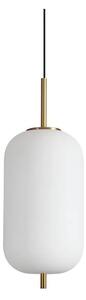 Ideal Lux - LED Luster na lanku UMILE LED/20W/230V pr. 22 cm CRI 90 mosadz/biela