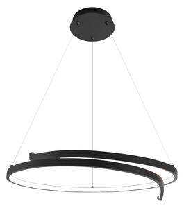 LED Luster na lanku LORENZO LED/35W/230V čierna