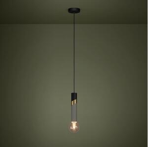 Eglo 39935 - Luster na lanku CEDRAL 1xE27/40W/230V čierna/zlatá