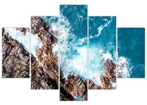 Obraz skál a mora (150x105 cm)