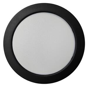 LED Stropné svietidlo ROUND LED/18W/230V 4000K pr. 21,7 cm čierna