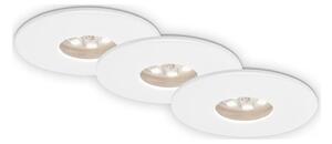 Briloner 7240-036 -SADA 3xLED Kúp. pod. sviet. ATTACH LED/1,8W/230V IP44 biela