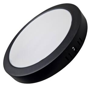 LED Stropné svietidlo ROUND LED/24W/230V 4000K pr. 28,8 cm čierna