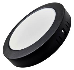 LED Stropné svietidlo ROUND LED/18W/230V 4000K pr. 21,7 cm čierna