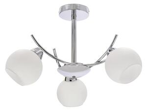 Luster na tyči AMOS 3xE27/40W/230V lesklý chróm