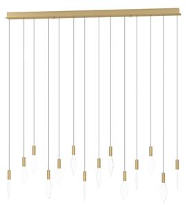 Eglo 390362 - LED Stmievateľný luster na lanku MIRADOR 14xLED/3,3W/230V zlatá