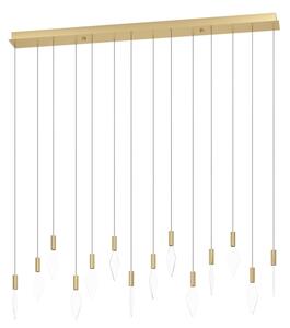 Eglo 390362 - LED Stmievateľný luster na lanku MIRADOR 14xLED/3,3W/230V zlatá