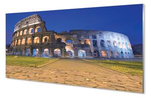 Nástenný panel  Sunset Rome Colosseum 100x50 cm